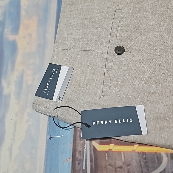 Perry Ellis Chino Shorts Size 38 NWT - Picture 4 of 5
